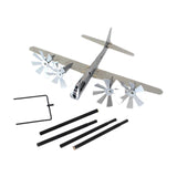 Maxbell Wind Spinner Sturdy Gift Ornament Aircraft Windmill for Outside Balcony Lawn
