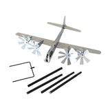 Maxbell Wind Spinner Sturdy Gift Ornament Aircraft Windmill for Outside Balcony Lawn