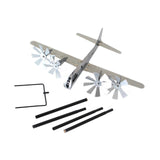 Maxbell Wind Spinner Sturdy Gift Ornament Aircraft Windmill for Outside Balcony Lawn