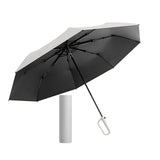Maxbell Folding Umbrella Practical Travel Sunshade Umbrella for Trips Hiking Camping gray