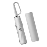 Maxbell Folding Umbrella Practical Travel Sunshade Umbrella for Trips Hiking Camping gray