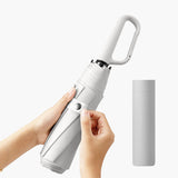 Maxbell Folding Umbrella Practical Travel Sunshade Umbrella for Trips Hiking Camping gray