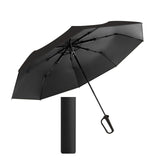 Maxbell Folding Umbrella Practical Travel Sunshade Umbrella for Trips Hiking Camping black