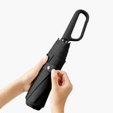 Maxbell Folding Umbrella Practical Travel Sunshade Umbrella for Trips Hiking Camping black