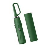 Maxbell Folding Umbrella Practical Travel Sunshade Umbrella for Trips Hiking Camping green