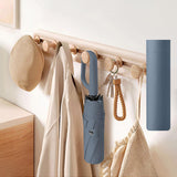 Maxbell Folding Umbrella Practical Travel Sunshade Umbrella for Trips Hiking Camping blue