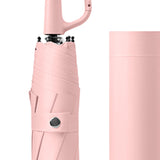 Maxbell Folding Umbrella Practical Travel Sunshade Umbrella for Trips Hiking Camping pink