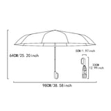 Maxbell Folding Umbrella Practical Travel Sunshade Umbrella for Trips Hiking Camping pink