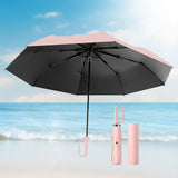 Maxbell Folding Umbrella Practical Travel Sunshade Umbrella for Trips Hiking Camping pink