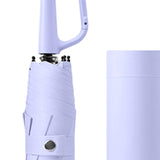 Maxbell Folding Umbrella Practical Travel Sunshade Umbrella for Trips Hiking Camping violet