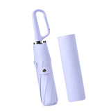 Maxbell Folding Umbrella Practical Travel Sunshade Umbrella for Trips Hiking Camping violet