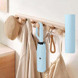 Maxbell Folding Umbrella Practical Travel Sunshade Umbrella for Trips Hiking Camping light blue