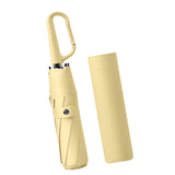 Maxbell Folding Umbrella Practical Travel Sunshade Umbrella for Trips Hiking Camping yellow