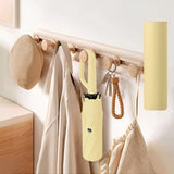 Maxbell Folding Umbrella Practical Travel Sunshade Umbrella for Trips Hiking Camping yellow