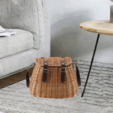 Maxbell Flower Basket Practical Crossbody Storage Basket for Garden Festival Wedding