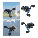 Maxbell Baitcasting Reel Compact 6.3:1 for Freshwater Saltwater Ice Fishing Supplies Left