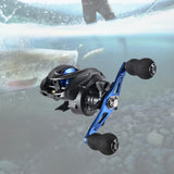 Maxbell Baitcasting Reel Compact 6.3:1 for Freshwater Saltwater Ice Fishing Supplies Left