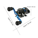 Maxbell Baitcasting Reel Compact 6.3:1 for Freshwater Saltwater Ice Fishing Supplies right