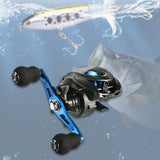 Maxbell Baitcasting Reel Compact 6.3:1 for Freshwater Saltwater Ice Fishing Supplies right