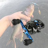 Maxbell Baitcasting Reel Compact 6.3:1 for Freshwater Saltwater Ice Fishing Supplies right