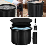 Maxbell Inflatable Ice Bath Tub with Thermometer 3 Layer Bathtub for Gym Home Indoor