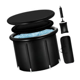 Maxbell Inflatable Ice Bath Tub with Thermometer 3 Layer Bathtub for Gym Home Indoor