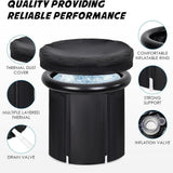 Maxbell Inflatable Ice Bath Tub with Thermometer 3 Layer Bathtub for Gym Home Indoor