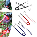 Maxbell Fish Mouth Spreader Sturdy for Fish Lover Portable Hook Remover Frog Remover Black