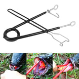 Maxbell Fish Mouth Spreader Sturdy for Fish Lover Portable Hook Remover Frog Remover Black