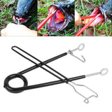 Maxbell Fish Mouth Spreader Sturdy for Fish Lover Portable Hook Remover Frog Remover Black