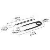 Maxbell Fish Mouth Spreader Sturdy for Fish Lover Portable Hook Remover Frog Remover Black