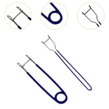 Maxbell Fish Mouth Spreader Sturdy for Fish Lover Portable Hook Remover Frog Remover Blue