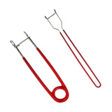 Maxbell Fish Mouth Spreader Sturdy for Fish Lover Portable Hook Remover Frog Remover Red