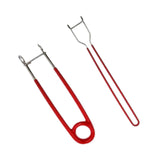 Maxbell Fish Mouth Spreader Sturdy for Fish Lover Portable Hook Remover Frog Remover Red