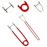 Maxbell Fish Mouth Spreader Sturdy for Fish Lover Portable Hook Remover Frog Remover Red