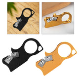 Maxbell Manual Knife Sharpener Handy Ergonomic Multipurpose for Camping Home Kitchen Black