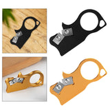 Maxbell Manual Knife Sharpener Handy Ergonomic Multipurpose for Camping Home Kitchen Black