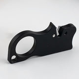 Maxbell Manual Knife Sharpener Handy Ergonomic Multipurpose for Camping Home Kitchen Black