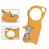 Maxbell Manual Knife Sharpener Handy Ergonomic Multipurpose for Camping Home Kitchen Gold