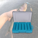 Maxbell Fishing Tackle Box Waterproof Tackle Accessory Case Lures Baits Storage Case