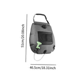Maxbell Solar Shower Bags Lightweight 5 Gal/20L Bathing Bag for Beach Hiking Climbing