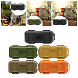 Maxbell EDC Tool Case Box Organizer Multifunctional Lightweight 17.6x8.5cm Dustproof Black