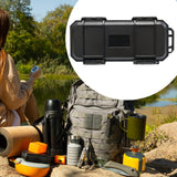 Maxbell EDC Tool Case Box Organizer Multifunctional Lightweight 17.6x8.5cm Dustproof Black