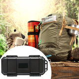 Maxbell EDC Tool Case Box Organizer Multifunctional Lightweight 17.6x8.5cm Dustproof Black