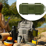 Maxbell EDC Tool Case Box Organizer Multifunctional Lightweight 17.6x8.5cm Dustproof Green