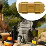 Maxbell EDC Tool Case Box Organizer Multifunctional Lightweight 17.6x8.5cm Dustproof Brown