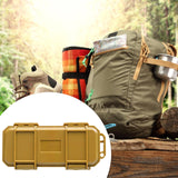 Maxbell EDC Tool Case Box Organizer Multifunctional Lightweight 17.6x8.5cm Dustproof Brown