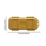 Maxbell EDC Tool Case Box Organizer Multifunctional Lightweight 17.6x8.5cm Dustproof Brown
