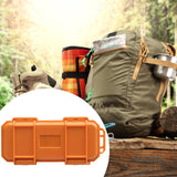 Maxbell EDC Tool Case Box Organizer Multifunctional Lightweight 17.6x8.5cm Dustproof Orange