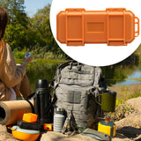 Maxbell EDC Tool Case Box Organizer Multifunctional Lightweight 17.6x8.5cm Dustproof Orange